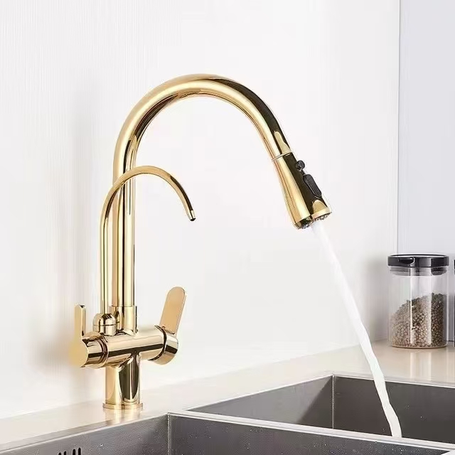 Třícestný výsuvný faucet